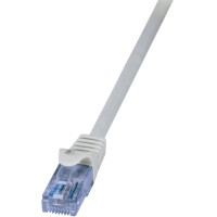 LogiLink Patchkabel EconLine, Kat. 6A, U UTP, 0,25 m,schwarz