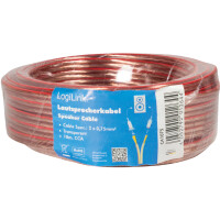 LogiLink Lautsprecherkabel, 2 x 0,75 qmm, 25 m