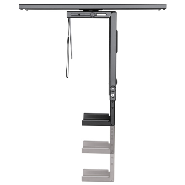 LogiLink PC-Halter, aus Metall, dreh- &amp; ausziehbar, schwarz
