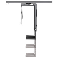 LogiLink PC-Halter, aus Metall, dreh- & ausziehbar, schwarz