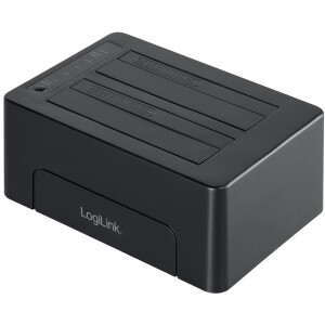 LogiLink USB 3.1 Festplatten Docking Station, 2x 2,5" 3,5"