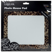 LogiLink Mauspad mit Fotoeinschub "Leopard"