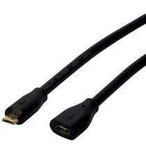 LogiLink Micro USB 2.0 Verlängerungskabel, 3,0 m,...