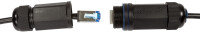 LogiLink Outdoor Patchkabel, Kat. 6A, S FTP, 1,0 m, schwarz