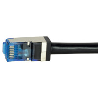 LogiLink Outdoor Patchkabel, Kat. 6A, S FTP, 5,0 m schwarz