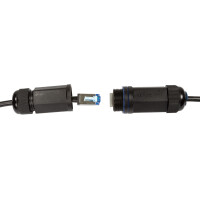 LogiLink Outdoor Patchkabel, Kat. 6A, S FTP, 7,5 m, schwarz
