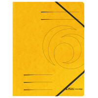 herlitz Eckspannermappe easyorga, A4, Karton dunkelgrau