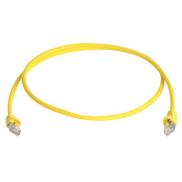 Telegärtner Patchkabel, Kat.6A (tief), S-FTP, 1,5 m, grau