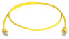 Telegärtner Patchkabel, Kat.6A (tief), S FTP, 0,25 m, gelb