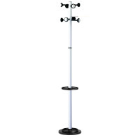 UNiLUX Garderobenständer "ACCUEIL", Höhe: 1.750 mm, grau