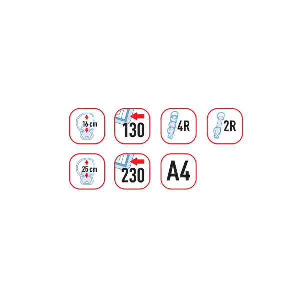 herlitz Ringbuch easy orga to go, A4, 2-Ring, weiß-
