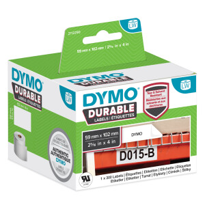 DYMO LabelWriter-Etiketten High Performance, 25 x 89 mm