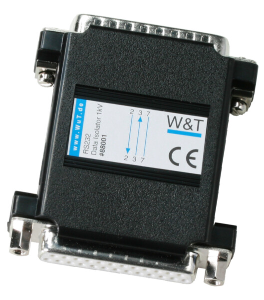 W&T Optischer Isolator RS232 - 1KV, 300 - 19.200 Baud