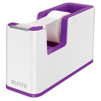 LEITZ Tischabroller WOW Duo Colour, bestückt, pink