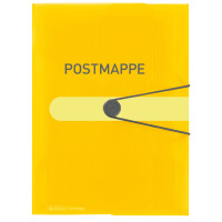 herlitz Postmappe easy orga to go, PP-Folie, DIN A4, gelb
