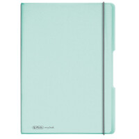 herlitz Notizheft my.book flex Pastell, A4, PP-Cover, minze-