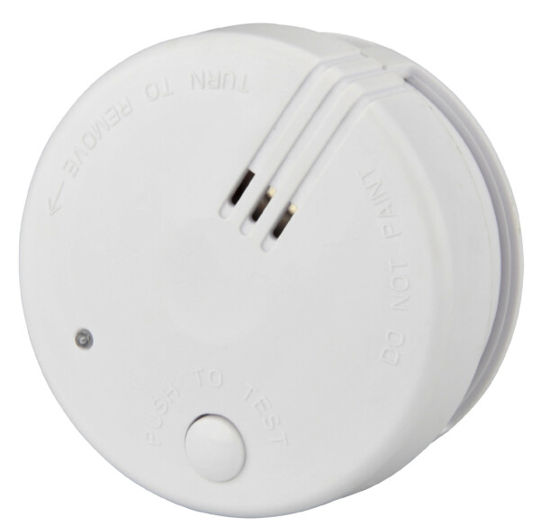uniTEC Rauchmelder CE Mini, weiß, Alarmsignal: ca. 85 dB