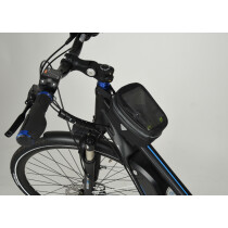 FISCHER Fahrrad-Oberrohrtasche Premium, schwarz