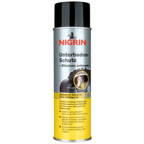 NIGRIN Unterbodenschutz Bitumen, schwarz, 500 ml