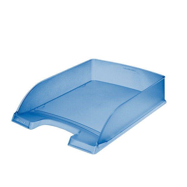 LEITZ Briefkorb Standard Plus, A4, Polystyrol, blau frost 5227-00-34
