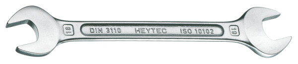 HEYTEC Doppelmaulschlüssel, 16 x 18 mm, Länge: 204 mm