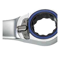 HEYTEC Knarren-Ringmaulschlüssel, umschaltbar, 9 mm