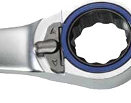 HEYTEC Knarren-Ringmaulschlüssel, umschaltbar, 10 mm