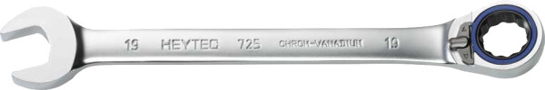 HEYTEC Knarren-Ringmaulschlüssel, umschaltbar, 18 mm