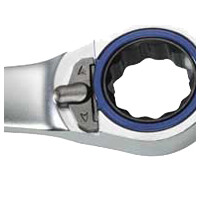 HEYTEC Knarren-Ringmaulschlüssel, umschaltbar, 32 mm