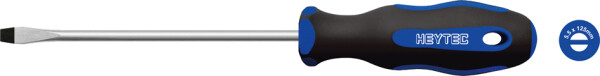 HEYTEC Schraubendreher, 0,8 x 4,0 x 75 mm, schwarz blau