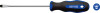 HEYTEC Schraubendreher, 1,0 x 5,5 x 125 mm, schwarz blau