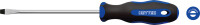 HEYTEC Schraubendreher, 1,2 x 6,5 x 150 mm, schwarz blau