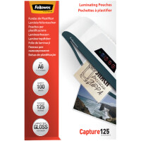 Fellowes Laminierfolientasche, DIN A6, glänzend, 250...