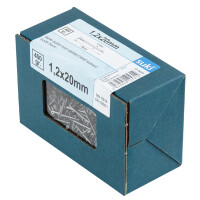 suki. Drahtstift, Stauchkopf, 1,4 x 25 mm, verzinkt, 400 g