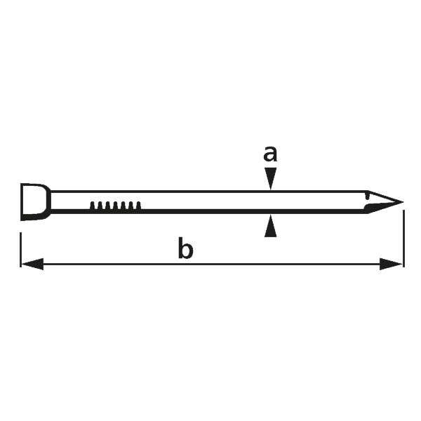 suki. Drahtstift, Stauchkopf, 1,6 x 30 mm, blank, 400 g