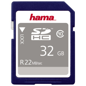 hama Speicherkarte SecureDigital High Capacity Gold, 16 GB