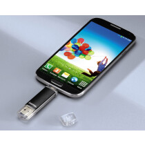 hama USB 3.0 OTG Speicherstick FlashPen "Laeta Twin", 64 GB