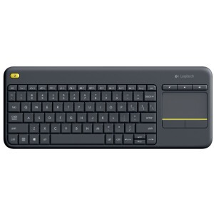 Logitech Tastatur K400 Plus, kabellos, mit Touchpad