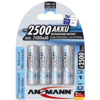 ANSMANN NiMH Akku maxE+, Mignon (AA) 2.500 mAh, 2er Blister