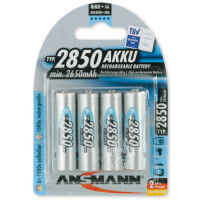 ANSMANN NiMH Akku Premium, Mignon AA, 2.700 mAh, 4er-Blister