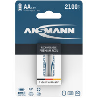 ANSMANN NiMH Akku maxE, Mignon (AA) 2.100 mAh, 4er Blister