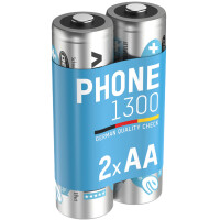 ANSMANN Dect NiMH Akku, Mignon AA, 800 mAh, 2er Blister