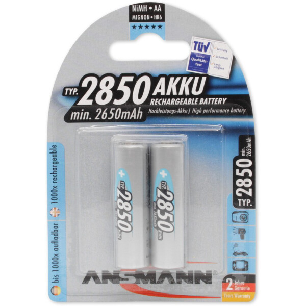 ANSMANN NiMH Akku Premium, Mignon AA, 4er Blister