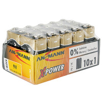 ANSMANN Alkaline Batterie "X-Power", 9V E-Block