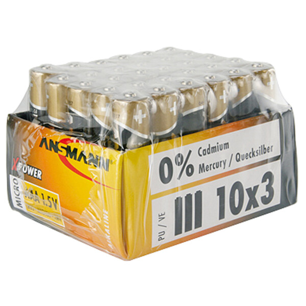 ANSMANN Alkaline Batterie "X-Power", Micro AAA, 20er Display