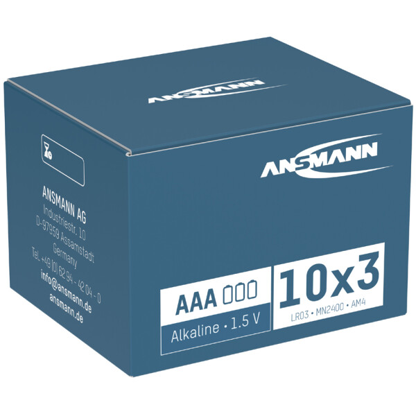 ANSMANN Alkaline Batterie "X-Power", Micro AAA, 30er Display