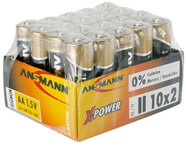 ANSMANN Alkaline Batterie "X-Power", Mignon AA, 20er Display