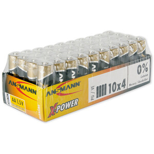 ANSMANN Alkaline Batterie "X-Power", Mignon AA, 40er Display