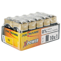 ANSMANN Alkaline Batterie "X-Power",9V E-Block,...
