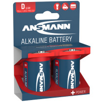 ANSMANN Alkaline Batterie "RED", Mono D, 2er...